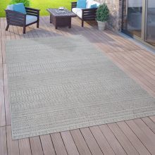   Bel- és kültéri balkon - terasz 3D sormintás szőnyeg - szürke 80x150 cm