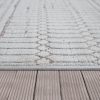 Bel- és kültéri balkon - terasz 3D sormintás szőnyeg - szürke 120x170 cm