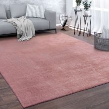   Étkező-Nappali szőnyeg rövidszálú, mosható - Rózsaszín 80 cm kerek
