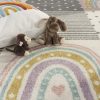 Nursery Area Rainbow Dots Heart Modern