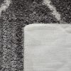 Skandináv stílusú Shaggy szőnyeg - szürke 160x220 cm