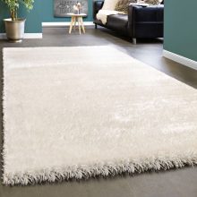 Egyszínű shaggy szőnyeg - fehér 60x100 cm
