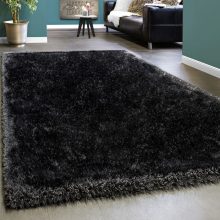 Egyszínű shaggy szőnyeg - antracit 160x230 cm