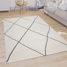 Rácsos szőnyeg - fehér 240x340 cm