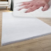 Plüss shaggy szőnyeg - fehér 80x150 cm