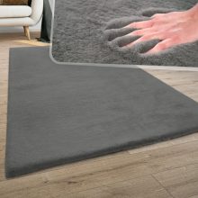 Plüss shaggy szőnyeg - antracit 80x150 cm