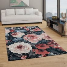 Boho stílusú virágos szőnyeg - színes 80x150 cm
