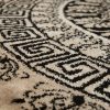 mandala mintás szőnyeg - barna 60x100 cm