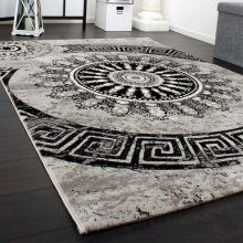 Klasszikus nagy közmintás szőnyeg - szürke 80x300 cm