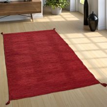 Rojtos sarkú kilim szőnyeg - piros 240x340 cm