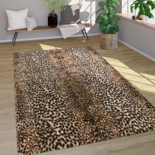 Leopárd mintás szőnyeg - barna 70x100 cm