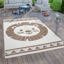 3D oroszlános gyerekszoba szőnyeg - bézs 160x220 cm