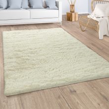 Hosszú szálú shaggy szőnyeg - fehér 60x100 cm