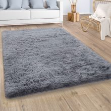 Shaggy Fluffy szőnyeg - szürke 80x150 cm