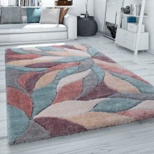   Shaggy szőnyeg vidám 3D kockás mintával - színes 60x100 cm