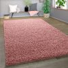 Shaggy egyszínű, fényes szálú szőnyeg - rózsaszín 120x170 cm