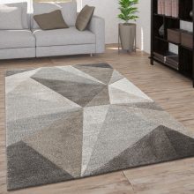 Modern háromszögezett szőnyeg - bézs 60x110 cm