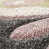 Kockás pillangó mintás gyerekszoba szőnyeg - rózsaszín 140x200 cm