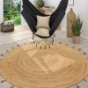 Rug Round Handmade Boho Pattern