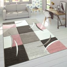Kockás szőnyeg - rózsaszín 60x110 cm