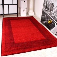 Vastag szegélyű szőnyeg - piros 80x150 cm