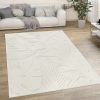 Rug Living Room Boho Palm Leaves Unicoloured