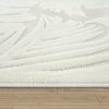 Rug Living Room Boho Palm Leaves Unicoloured