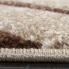 Körív mintás szőnyeg - barna 80x300 cm