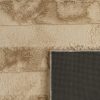 Extra puha 3D-s szőnyeg - bézs/barna - 80x150 cm