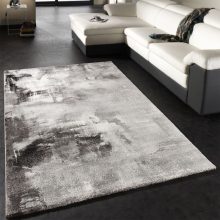 Rövidszálú vintage stílusú szőnyeg - szürke 80x150 cm