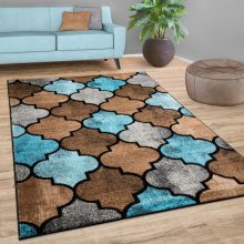   Rövidszálú marokkói mintás szőnyeg - többszínű 60x100 cm