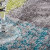 Színes kockás szőnyeg - többszínű 80x150 cm