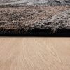 Kockás színes szőnyeg - Barna 70x250 cm