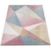 Szőnyeg absztrakt háromszöges mintával - többszínű 70x140 cm