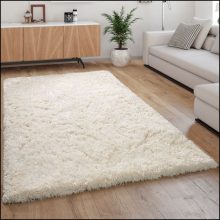 Flokati stílusú szőnyeg - fehér 120x160 cm