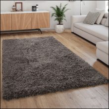 Flokati stílusú szőnyeg - antracit 240x340 cm