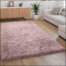 Flokati stílusú szőnyeg - rózsaszín 60x90 cm