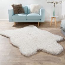 Műszörme szőnyeg - fehér 120x160 cm