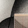 Absztrakt hullám hatású szőnyeg - szürke 120x170 cm