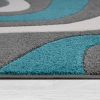 Hullám mintás szőnyeg - türkiz 60x110 cm