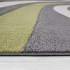 Hullám mintás szőnyeg - zöld 80x300 cm