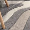 Rug Dining Room 3D Effect Wave Pattern