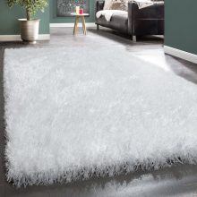 Shaggy puha szőnyeg - fehér 80x300 cm