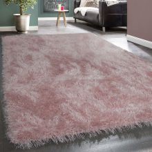  Shaggy egyszínű, fényes szálú szőnyeg - rózsaszín 240x340 cm