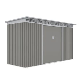 EPT STABIL FÉM KERTI TÁROLÓ 483 - 340 x 142 CM - SZÜRKE