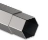 TP 4x4m összecsukható 750N alumínium pavilon, 2 db oldalfallal - fekete