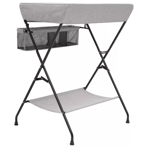  világosszürke vas pelenkázóasztal