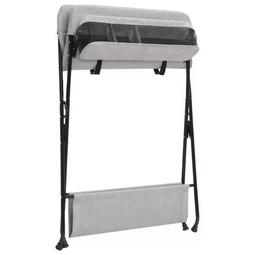  világosszürke vas pelenkázóasztal