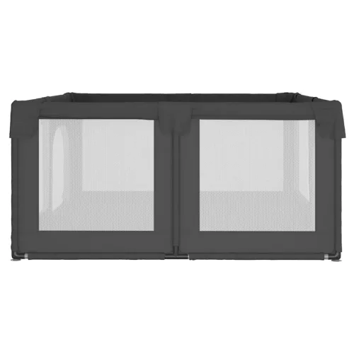  sötétszürke oxford szövet babajáróka 2 ajtóval