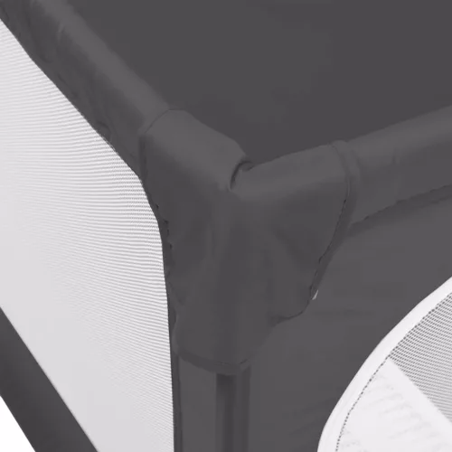  sötétszürke oxford szövet babajáróka 2 ajtóval